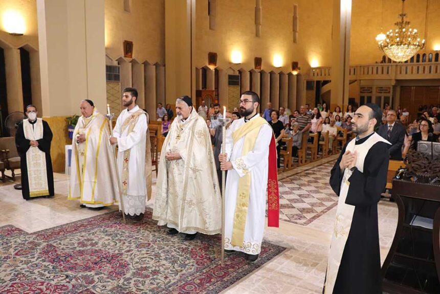 غبطة أبينا البطريرك يحتفل بالقداس الإلهي ويرسم شمّاسين جديدين (الدرجات الصغرى)، حلب، سوريا